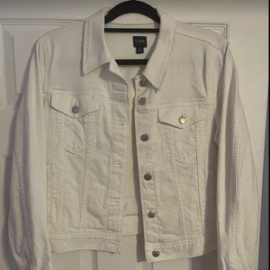 J. Crew White Denim Jacket